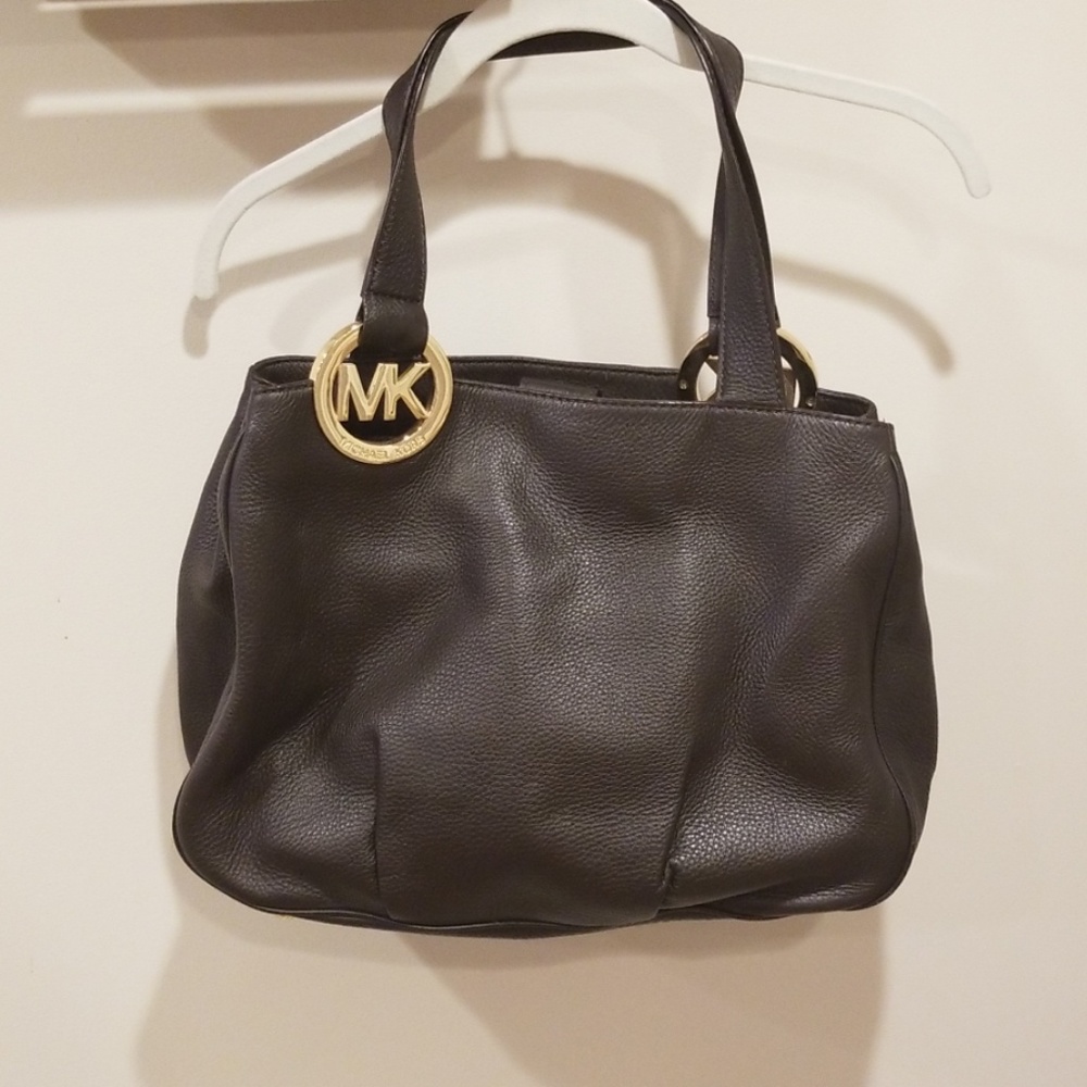 Michael Kors brown leather bag